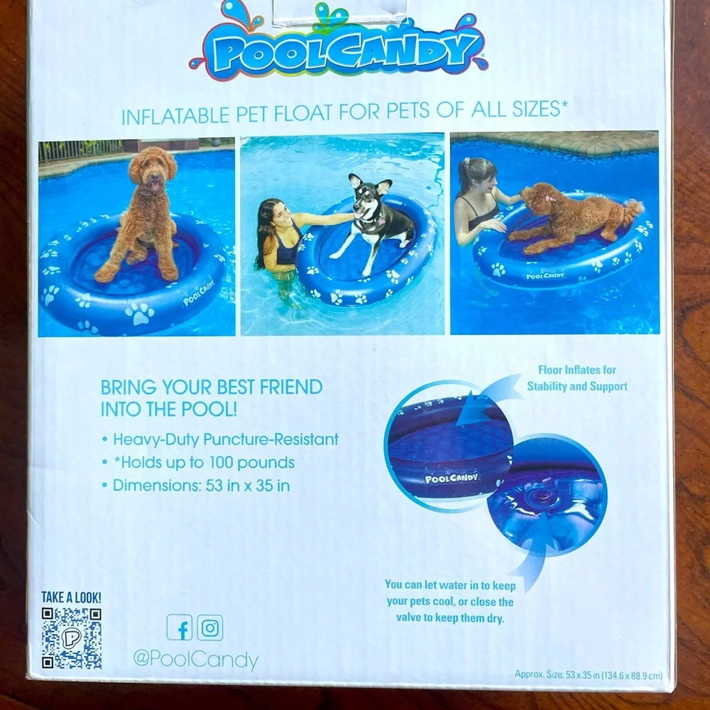 PoolCandy, Inflatable Pet Float - Picture 2 of 3
